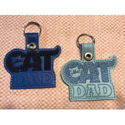 Cat DAD Key Fob